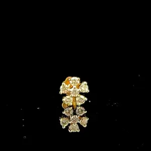 Cascade Bloom Pure Gold Nose Pin